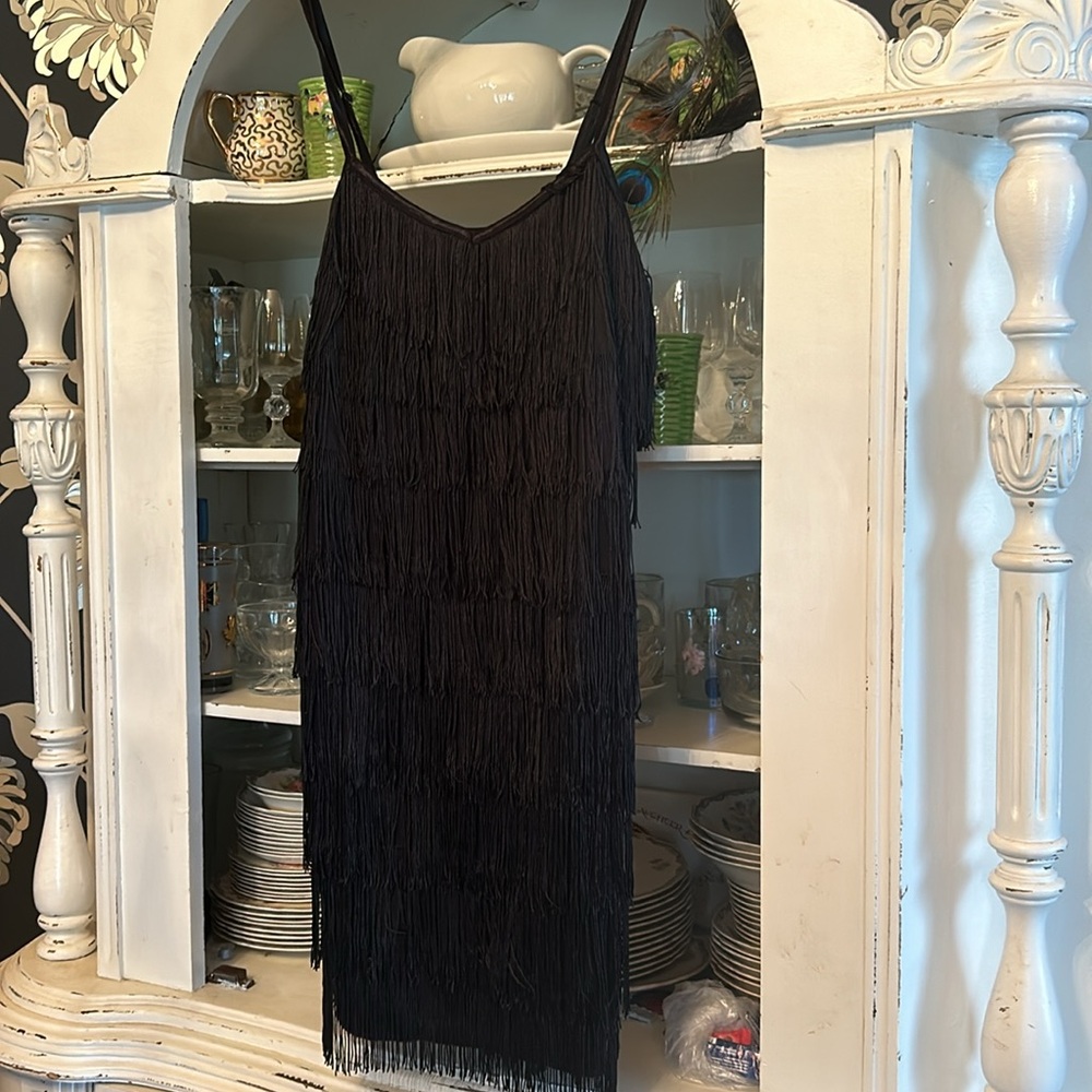 # 3 mini fringe dress